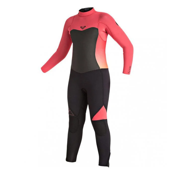 wetsuits for durability during extreme conditions-Roxy Toddler Girls Syncro 4/3 Wetsuit