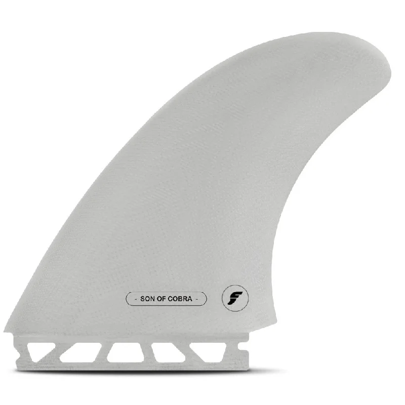 surfboard fins for high-control turns-Futures Fins - Son of Cobra Fiberglass Twin Fin Set - Warm Gray