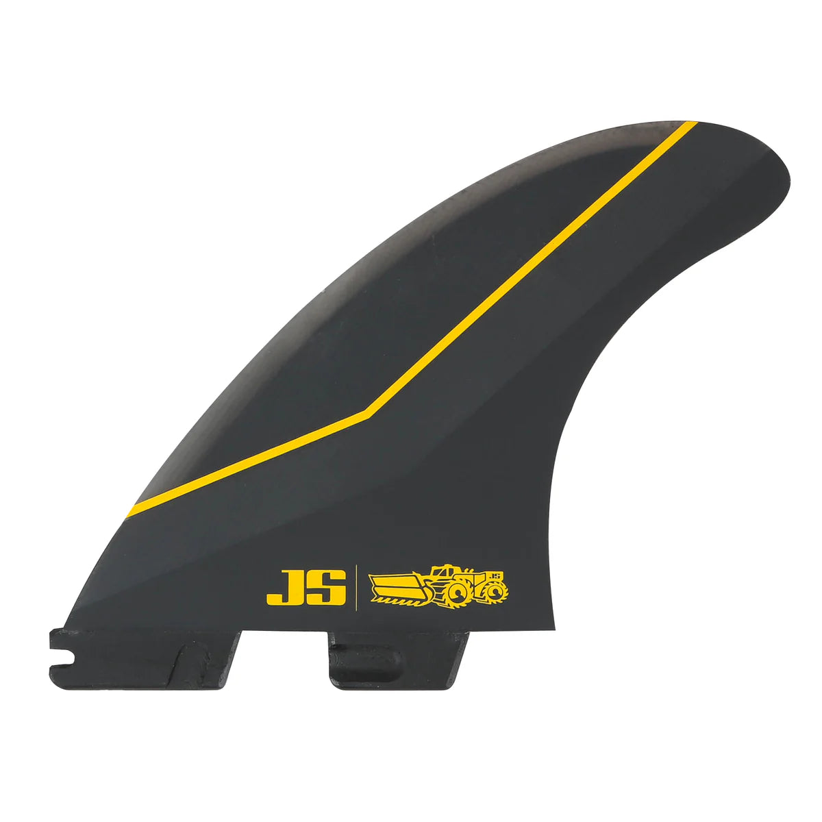 surfboard fins for deep, controlled turns-FCS II JS Tri Fin Set - Medium - Black