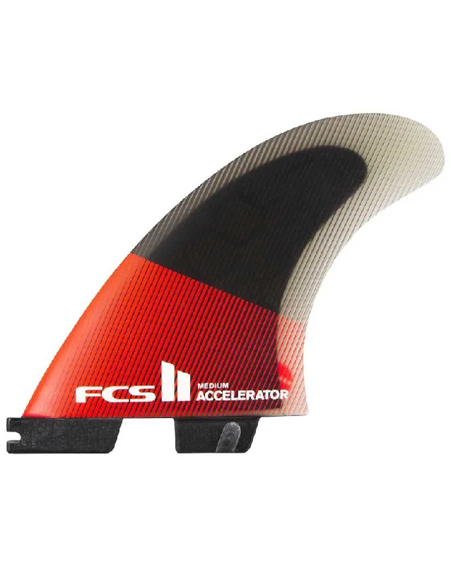 surfboard fins with multi-material designs for performance-FCS II Accelerator PC Tri Fins