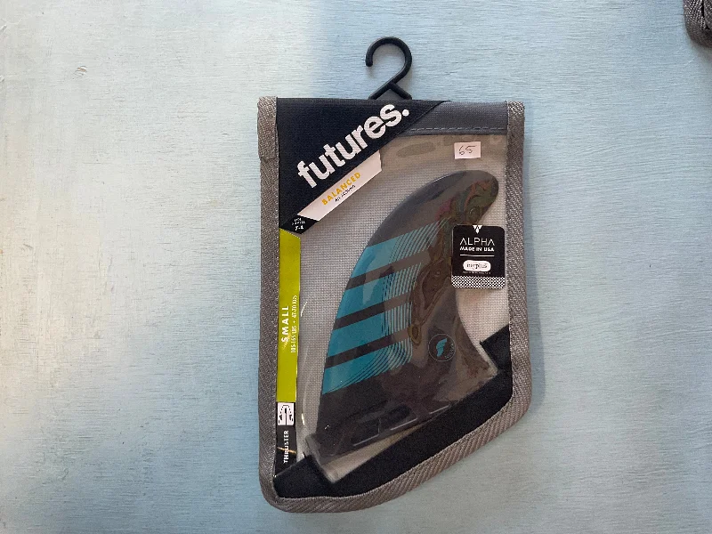 surfboard fins for wave-holding in fast conditions-Futures Fins - Alpha F4 Thruster (Small)