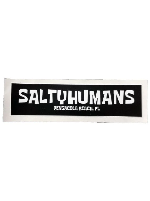 surfboards with streamlined profiles for speed-Salty Humans Sticker