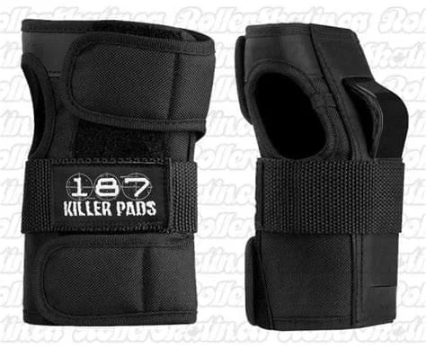 surfboards with sleek design for high performance-187 Killer Pads Wrist Guards- Black