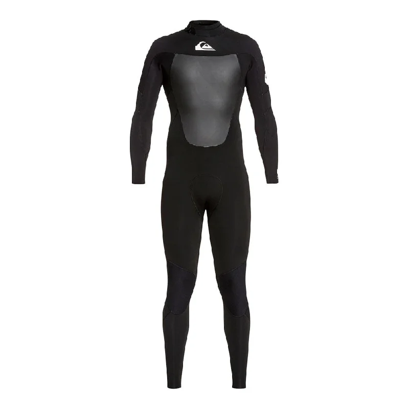 wetsuits for long-range diving and exploration-Quiksilver Syncro 5/4/3 BZ Wetsuit - Black / White