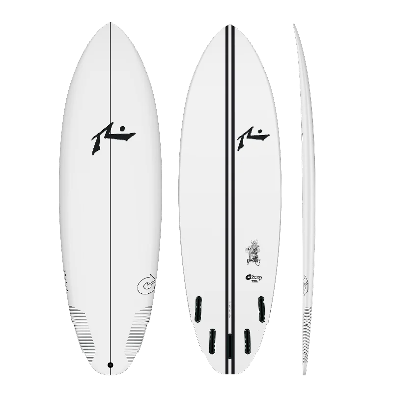 surfboards with smooth rail lines for better grip-Rusty Surfboards Dwart x Torq Epoxy 6’4 x 21.5” x 2.72”- 42.1 ltr