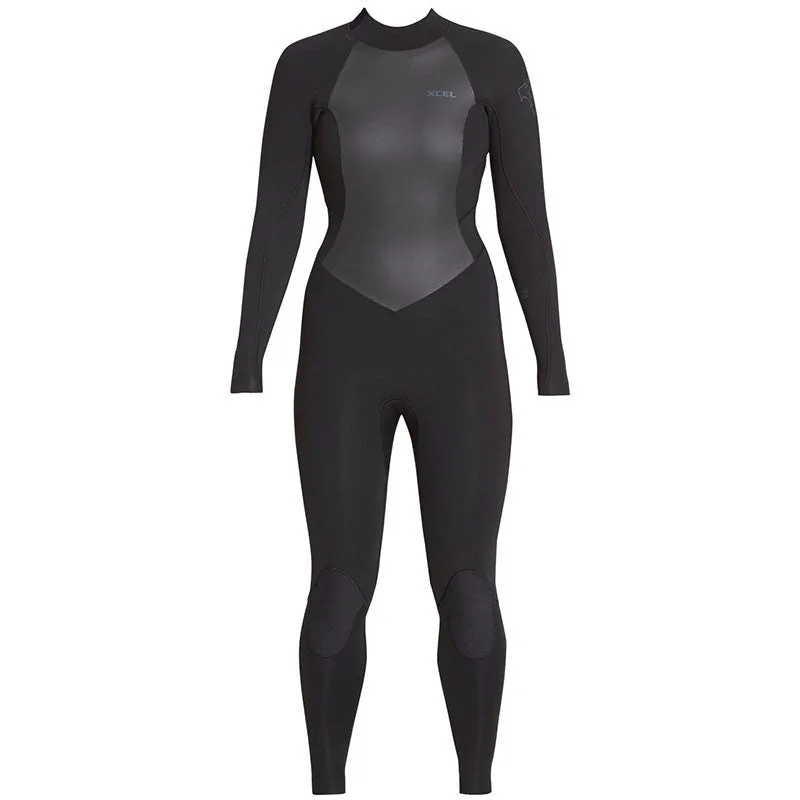 wetsuits for all-level divers-Xcel Women's Axis 5/4mm Back Zip Wetsuit