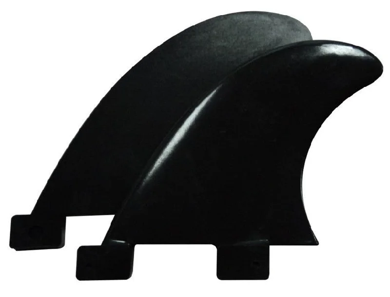 surfboard fins for improved lift and speed-Surfboard Fins Side Bites GL NYLON BLACK - Dual Tab