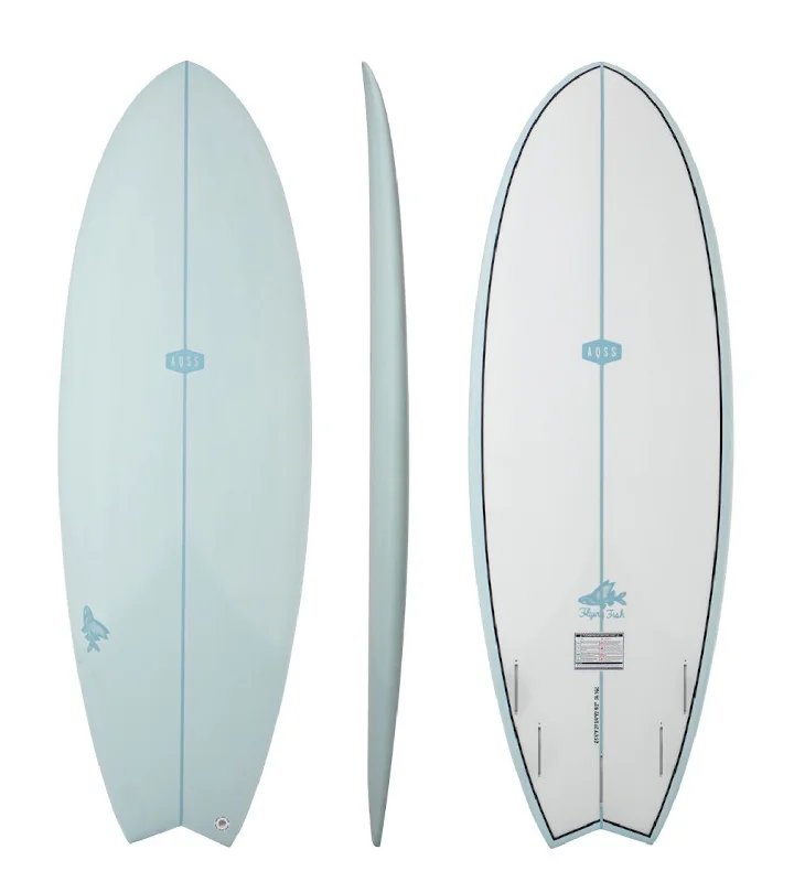 surfboards for responsive fin designs-Flying Fish Funboard - Sky Blue