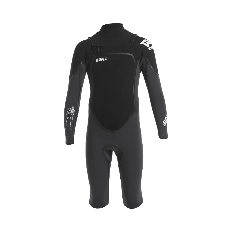 wetsuits for better heat retention-Buell RB1 2MM L/S Spring Suit