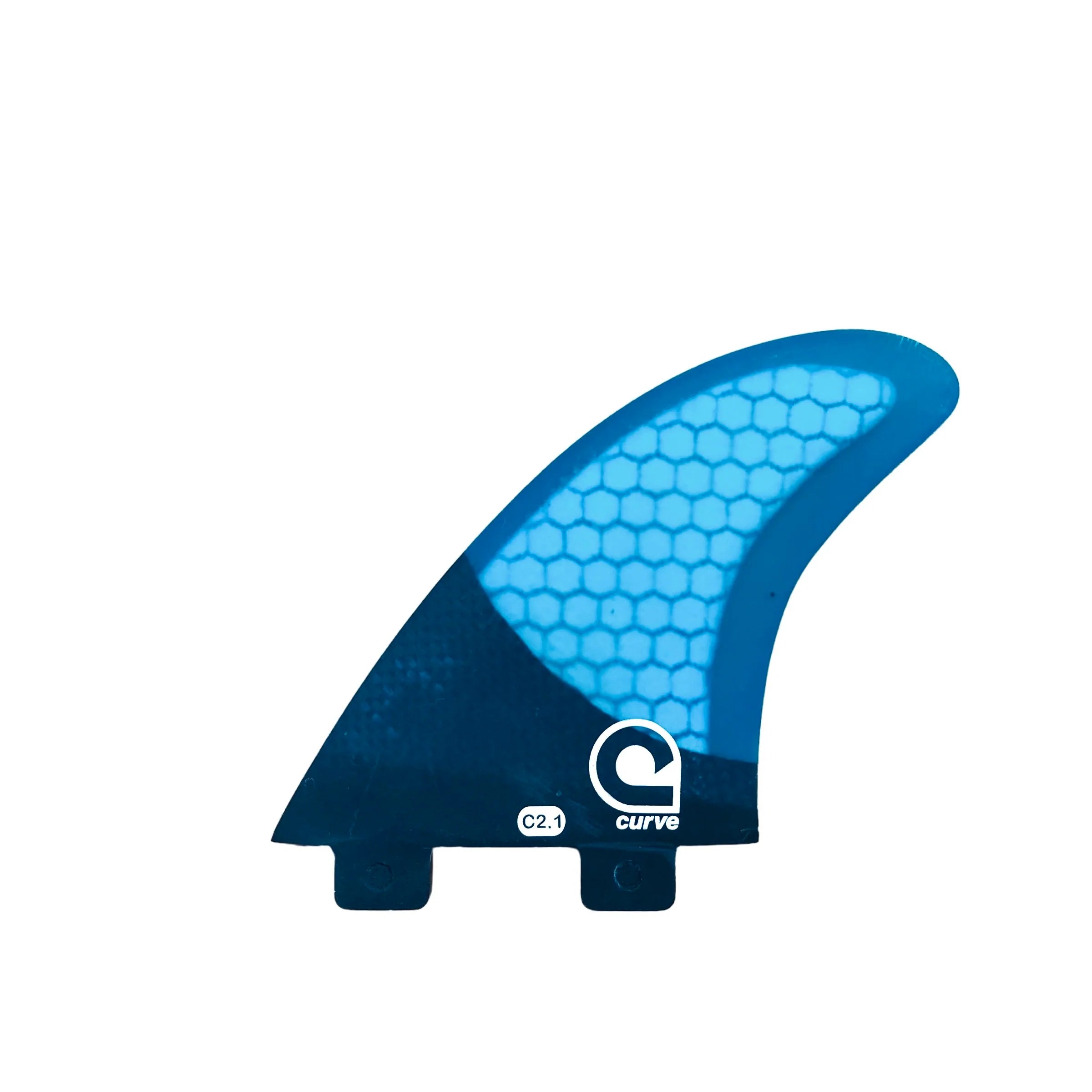 surfboard fins with multi-material designs for performance-Surfboard Fins K2.1 - Dual Tab Thruster - CARBON BASE