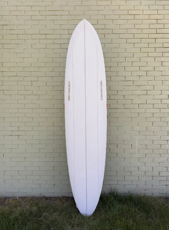 surfboards with a high tail kick for responsive moves-8'1" Lovemachine Surfboards FM - White