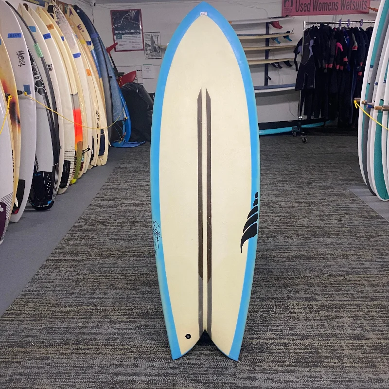 surfboards with high-speed potential-Used 5'4" Solid Throwback