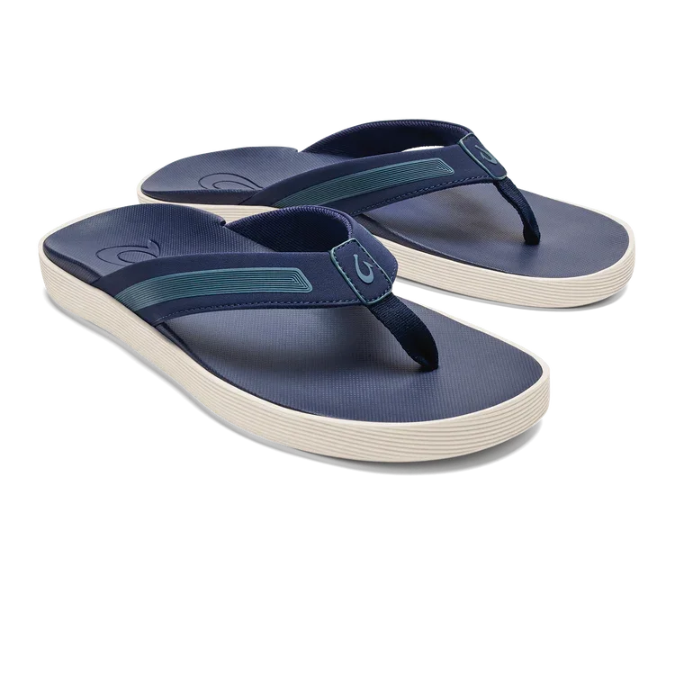 surf clothing for long surf sessions-Olukai Men's Leeward Sandals