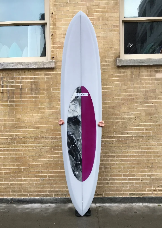 surfboards for advanced riders looking for performance-9'6" Ryan Lovelace Thick Lizzy - Smoked & Paneled