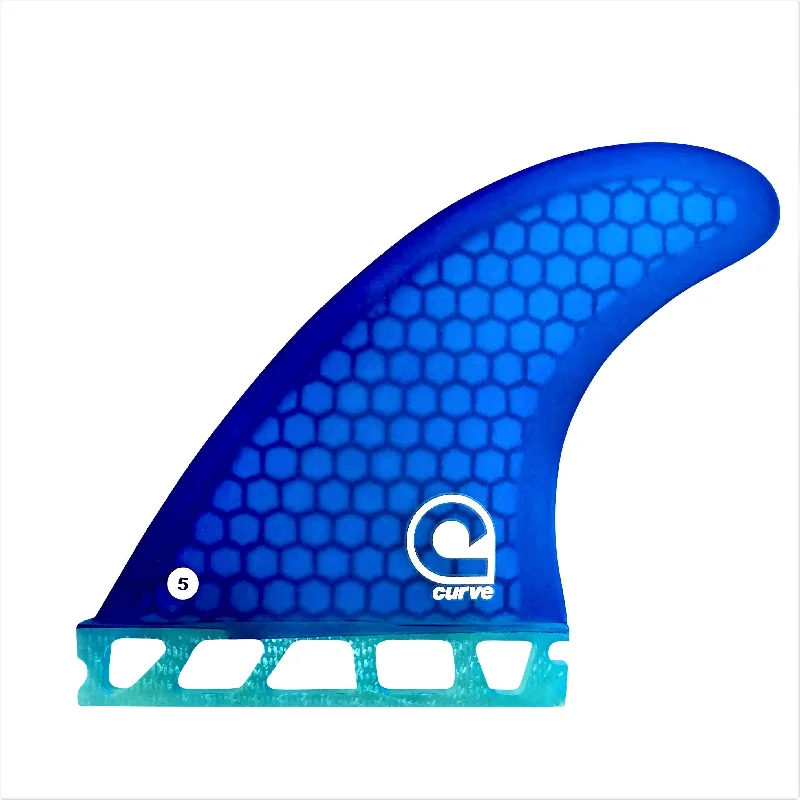 surfboard fins for deep carving and style-Fins Quad Single Tab - HEXCORE