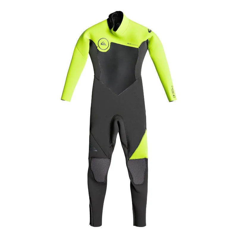 wetsuits for ultimate warmth in cold waters-Quiksilver Youth Syncro 4/3 Wetsuit GBS