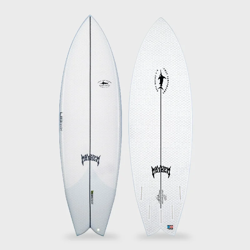 surfboards for smooth carving and cutting-Lib Tech Lost KA Swordfish - 5'8 - Surfboard - Futures Compatible