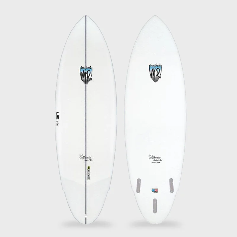 surfboards for easier transitions between waves-Lib Tech MR X Mayhem California Twin Pin - Surfboard