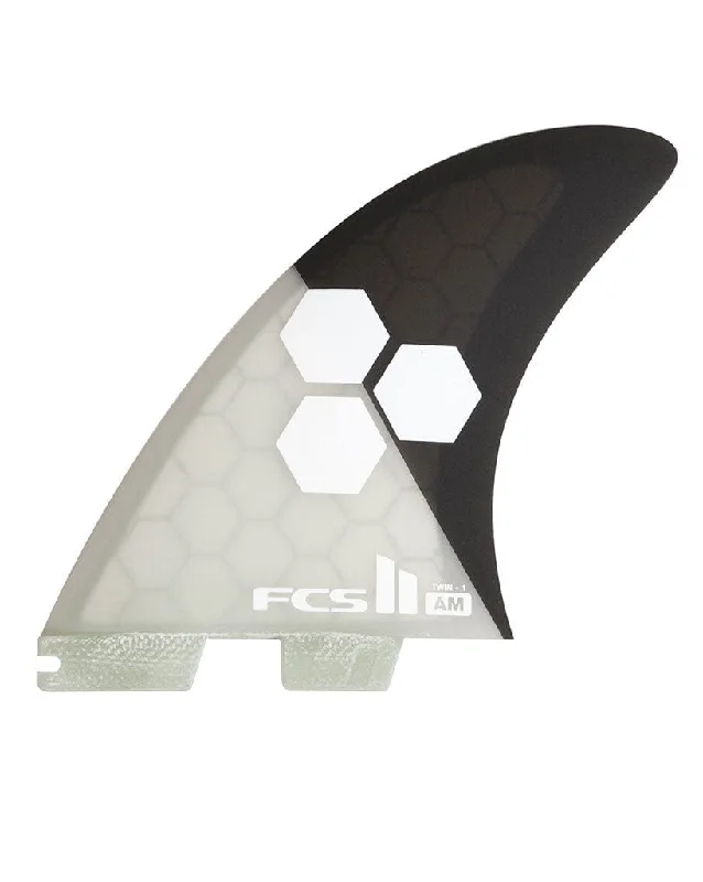 surfboard fins for higher speed in the surf-FCS II AM PC Twin + 1 Retail Fins