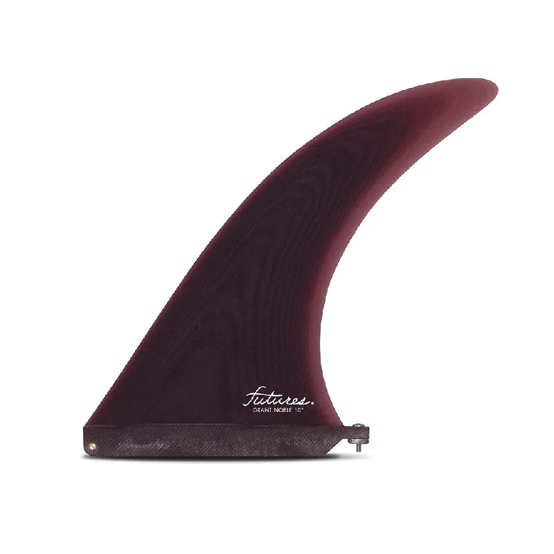 surfboard fins for fast carving in open water-Futures Fins - Grant Noble 10" Fiberglass Longboard Fin - Purple