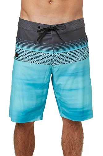 surf clothing for extra protection in the sun-O'Neill HyperFreak Teevee Boardshorts - Blue