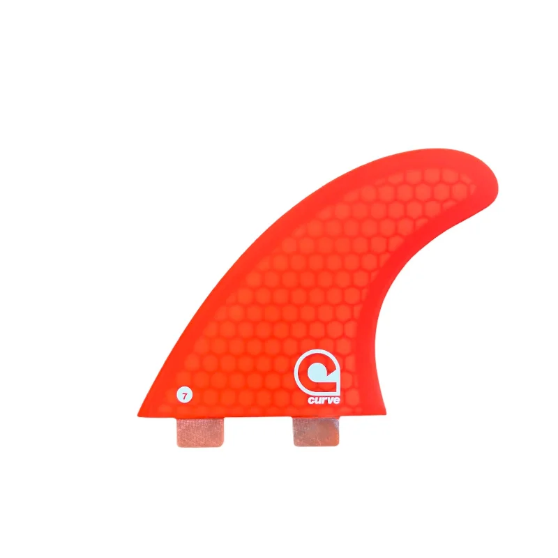 surfboard fins with advanced materials for superior control-Surfboard Fins L Quad Dual Tab - HEXCORE