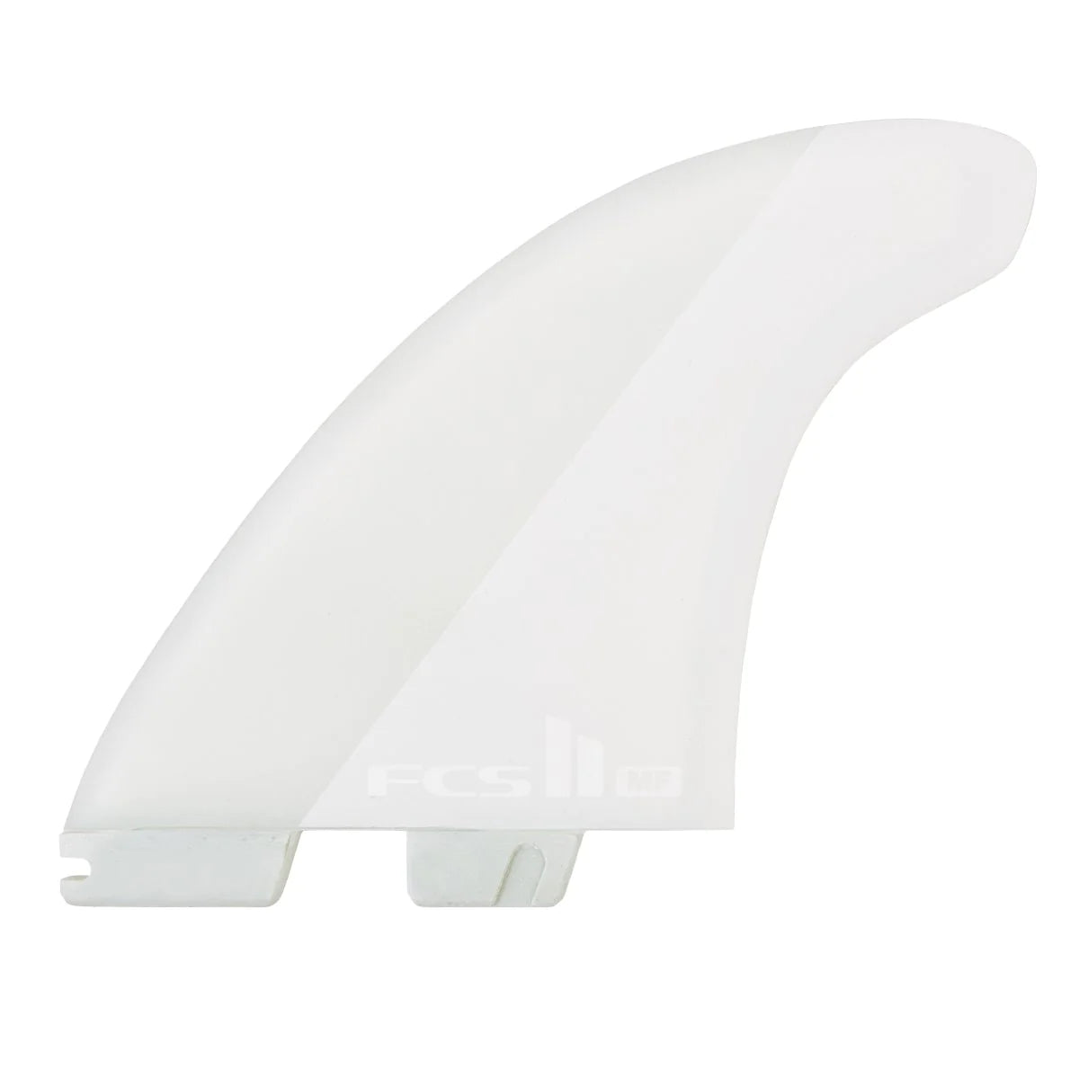 surfboard fins with carbon construction for lightness-FCS II Mick Fanning Twin Fin Set - Extra Large