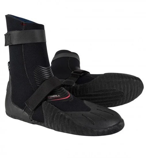 wetsuits with waterproof zippers for extra protection-O'Neill Heat 5mm Booties - Round Toe