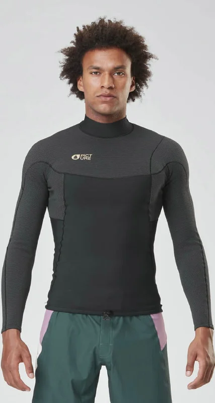 surf clothing for speed and comfort-Picture Men's Floats Flexskin Top