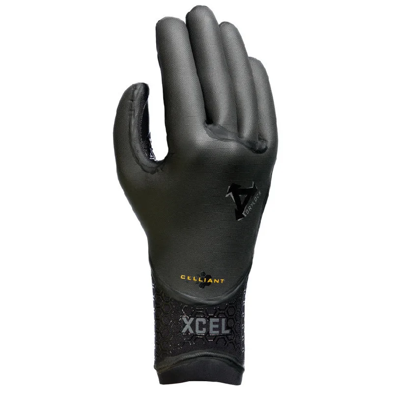 wetsuits for flexible paddling-Xcel Drylock 5mm 5 Finger Glove