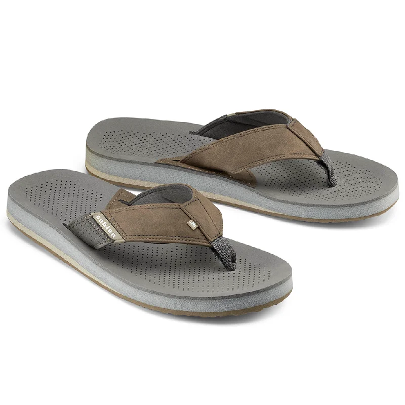 surfboards with flexible rail designs-Cobian Mens ARV 2 Chocolate Sandal