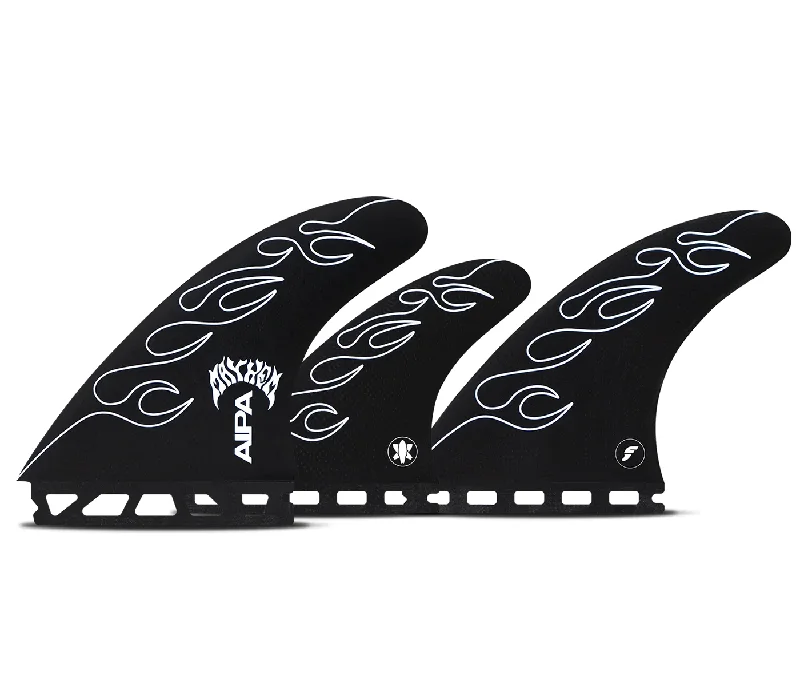 surf clothing for everyday wear at the beach-Aipa X Mayhem Torches FG 5-Fin - Black