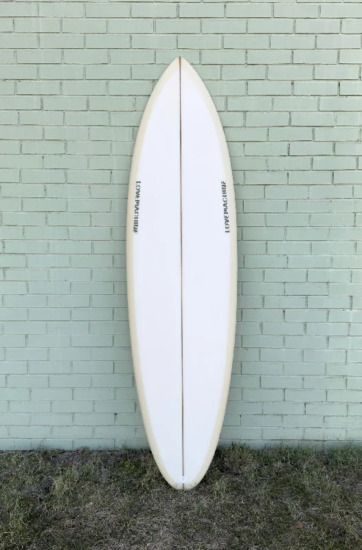 surfboards for power and control in larger waves-6'6" Lovemachine Surfboards FM - Tan