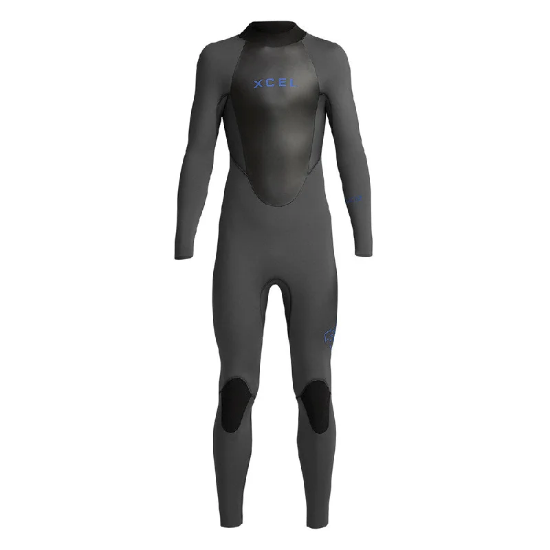 wetsuits with innovative materials for ultimate comfort-Xcel Youth Axis Back Zip 5/4 Wetsuit -Jet Black