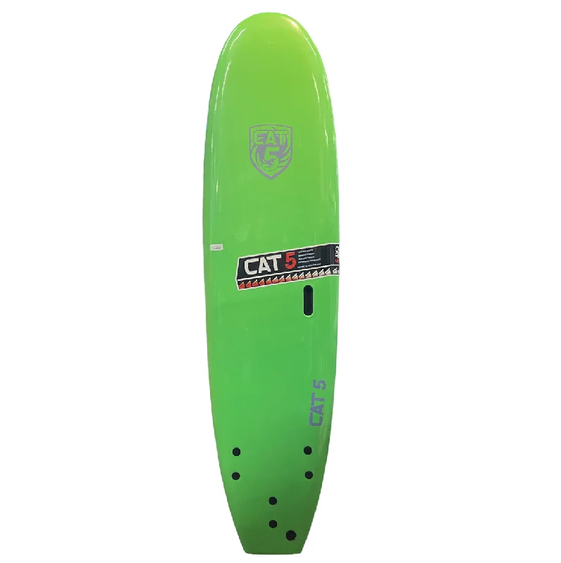 best surfboards for beginners-Cat 5 Soft Surfboard 7'6" 22 5/8 with Blue Marble Bottom 78 Liters