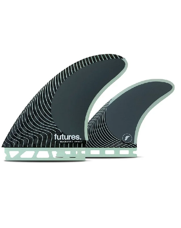 surfboard fins for better wave transitions and control-Blackstix Twin + 1 Fin