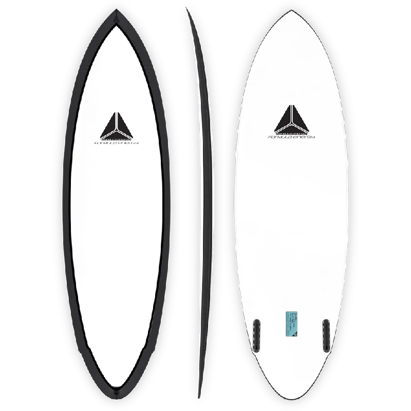 surfboards with low profile for reduced drag-RP Twin Surfboard