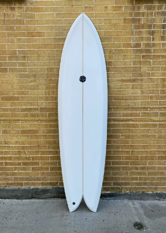 surfboards with a precise, responsive feel-7'0" Peterson Surfcraft Long Fish - Clear Volan