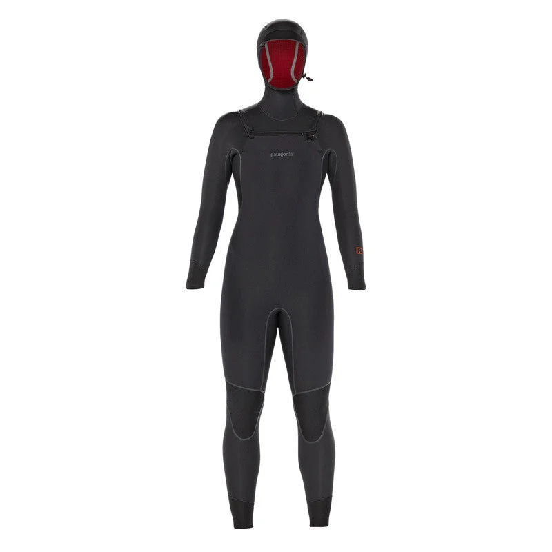 wetsuits with high-stretch fabric for easy paddling-Patagonia Women's R4 Hooded Wetsuit