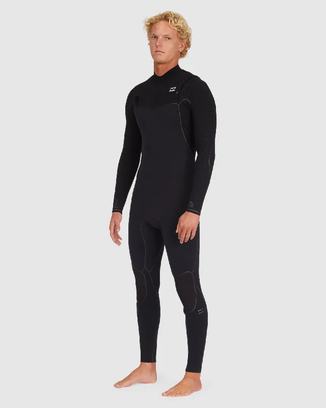 wetsuits for durability during extreme conditions-Mens 4/3mm Furnace Chest Zip Wetsuit