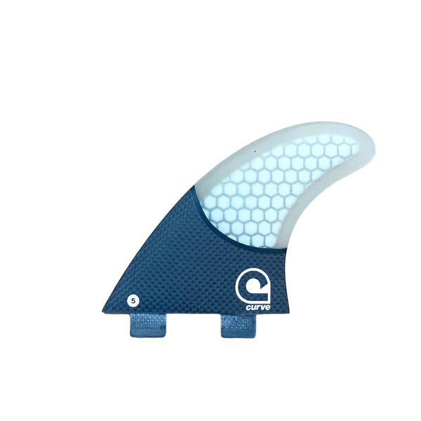 surfboard fins for sharper turns in tight waves-Surfboard Fins M5 - Dual Tab Thruster - CARBON BASE