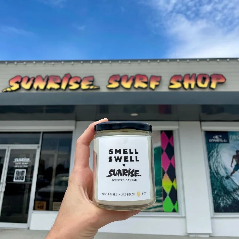 surf clothing for professional surfers-Sunrise Smell Swell Candle