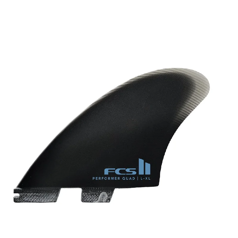 surfboard fins for all-surf conditions-FCS II Performer Quad PG Black Fins