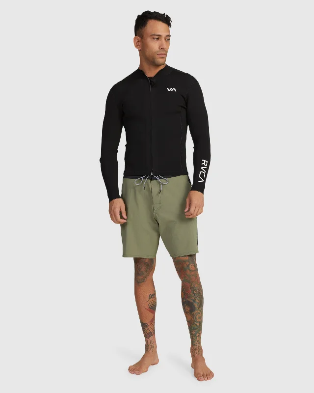 wetsuits for enhanced body heat retention-Mens Balance Front Zip Wetsuit Top