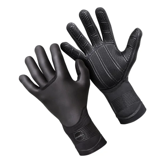 wetsuits for surfing in frigid waters-O'Neill Psycho Tech 5mm 5-Finger Glove