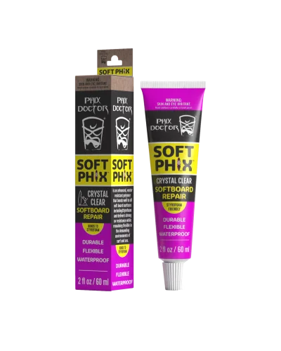 eco-friendly surf clothing-Phix Doctor Soft Phix Softboard Repair Kit 2 fl oz