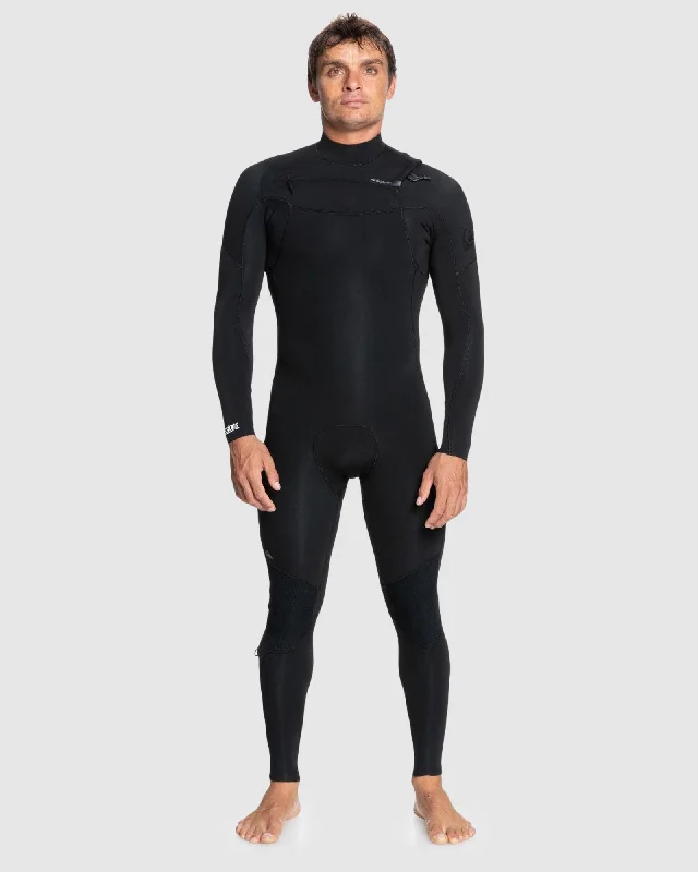 wetsuits for wetsuit vest integration-Mens 4/3mm Everyday Sessions Chest Zip Wetsuit