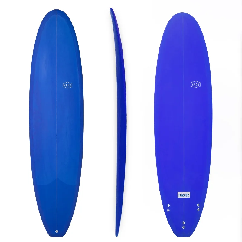 surfboards for quick foot adjustments-Funster Blueberry - Mini Mal