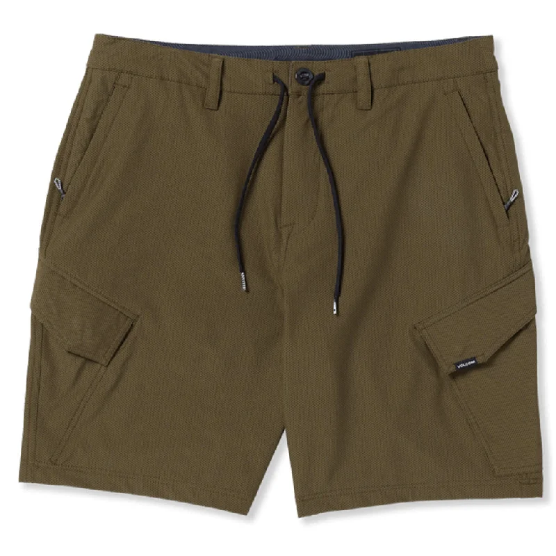 surf clothing for deep-water adventures-Volcom Country Days Hybrid 20 Boardshort - Bison