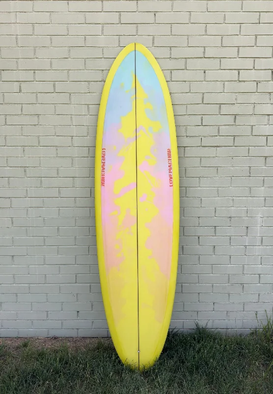 surfboards for quick foot adjustments-6'8" Lovemachine Surfboards Cheet - Pear Abstract